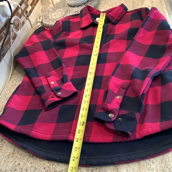 Orvis Flannel Shirt Jacket Buffalo Check NWOT Large - Picture 9 of 12
